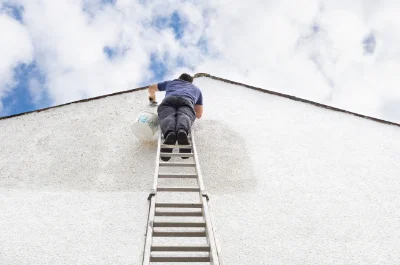 Peinture extérieure au Poislay — façades et ravalement